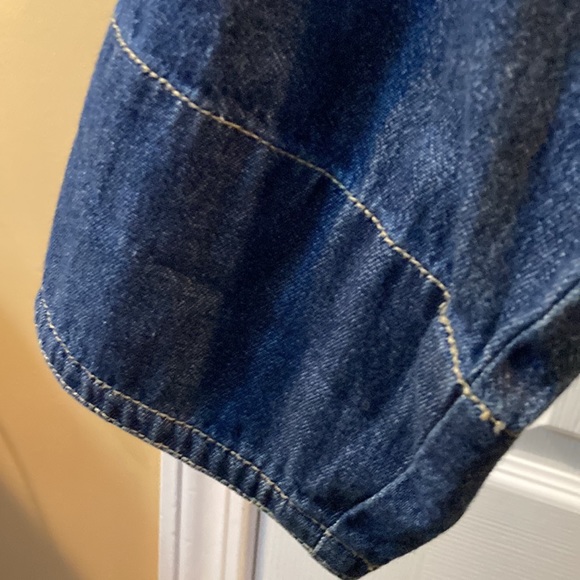 NWT Chico’s Denim Trench Jacket/Coat Size XL - Picture 8 of 15